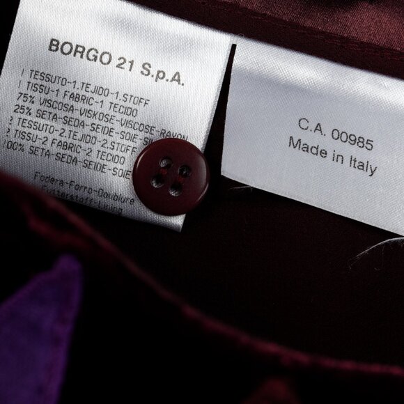 Giorgio Armani AW/06 Runway Velvet Silk Frill Skirt - Picture 11 of 12